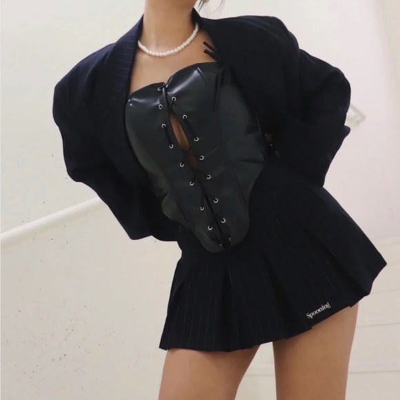 PANN  Corset waist vest Black - Picture 14 of 15